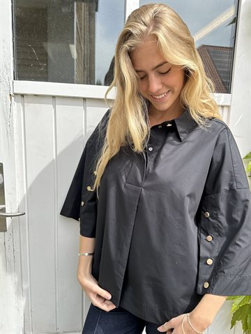 CONTINUE KLARA SHIRT BLACK - 14935